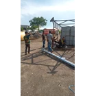 Solar Street pole 7 meters Octa Single Arm Hot deep Galvanish complete Bracket Solar cell 2