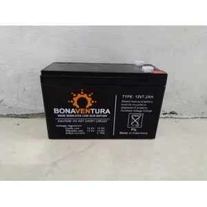 Aki Gel Vrla Bonaventura 12v 7.2ah untuk UPS