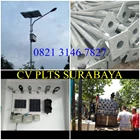 Solar Street Lamp 7 meters Octa Single Arm Surabaya 1