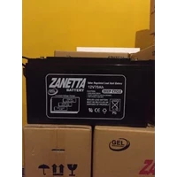 Aki Gel Jenis Vrla Merk Zanetta 12v 70ah untuk solar panel