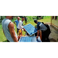 Pembangkit Listrik Tenaga Surya 100wp solar home system