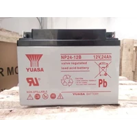Aki Gel YUASA VRLA 12V 24AH untuk Solar panel UPS Sepeda listrik dan Kursi roda