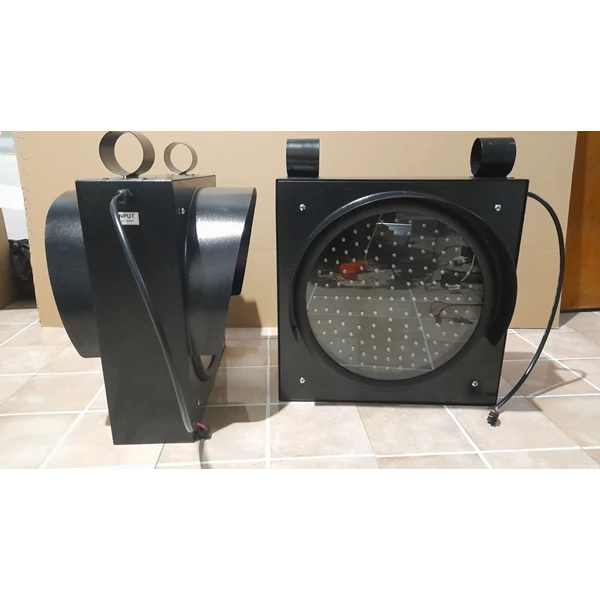 Lampu Warning Led 1 Aspek 2 arah diameter 20cm 220v AC 