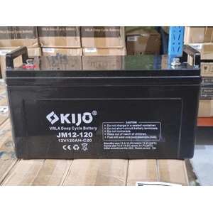 Solar Batteries Accu VRLA KIJO 12V 120AH untuk Solar cell