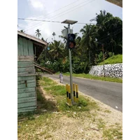 Traffic Light Pole height 4 meters straight octagonal 