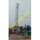 Tiang High mast 20 Meter oktagonal 3
