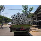 Tiang PJU/Tiang Lampu Jalan 9 Meter Oktagonal Parabolic Double Arm 2