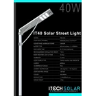 Street Light Solar Cell All in One 40watt ITECH 1