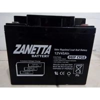 Baterai/Aki Gel VRLA Zanetta 12v 45ah 